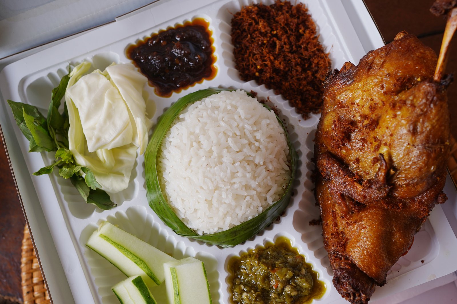 Nasi Ayam Goreng Cabe Ijo